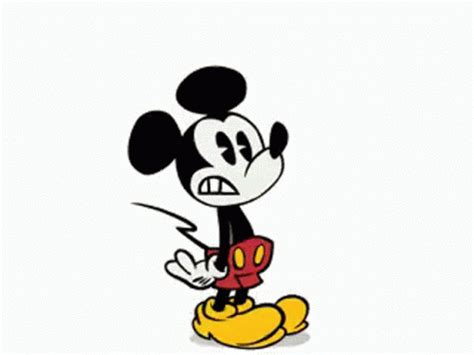 Scared Mickey Mouse Gif Scared Mickey Mouse Disney Descobrir E Compartilhar Gifs