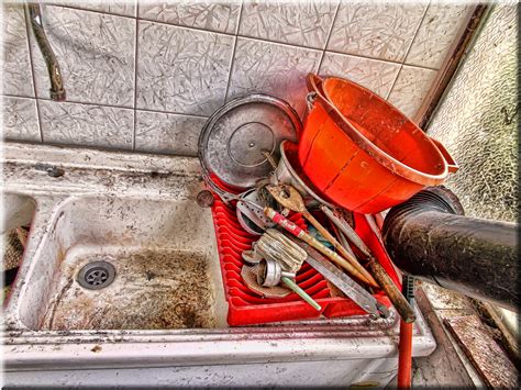Dirty In The Kitchen Free Stock Photo Public Domain Pictures