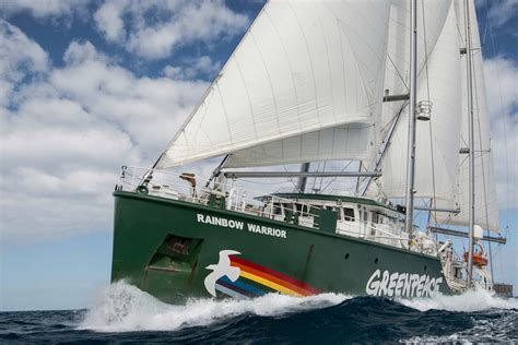 Rainbow Warrior Heading To Wellington Greenpeace New Zealand