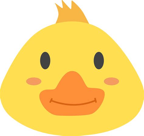 Duck Face Cartoon Animal 20647469 Png