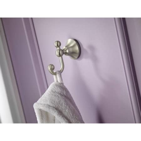Moen® eva brushed nickel robe hook. Moen YB5203BN Brushed Nickel Wynford Single Robe Hook ...