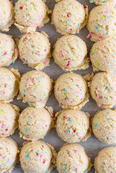 Vanilla Bean Sprinkle Sugar Cookies Funfetti Sugar Cookies — Cloudy