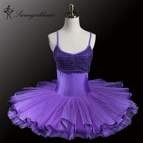 Free Shipping Adult Lycra Purple Ballet Tutuclassical Ballet Tutu