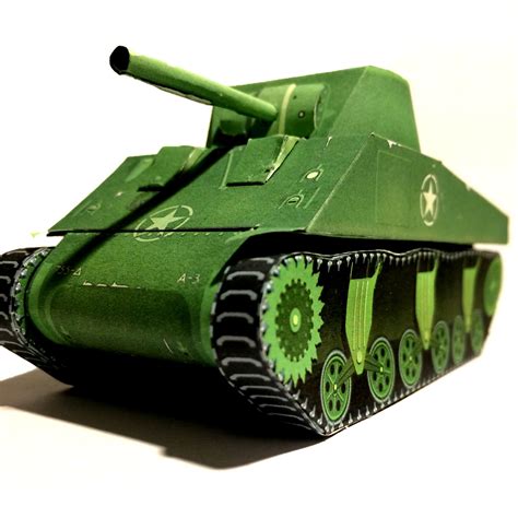 Paper Tank M 4 Sherman Wwii Paper Army Free Download Borrow And