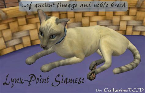 Mod The Sims The Lynx Point Siamese
