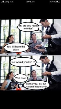 There is no water leak under the sink. serious leek under the sink - Meme Guy
