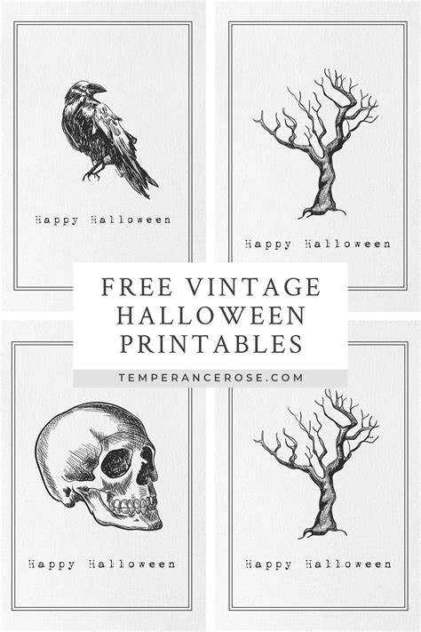 Free Printable Halloween Decorations Black And White Decoration Ideas