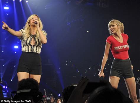 Taylor Swift Is Joined On Tour By Ellie Goulding As They Perform Duet Matching Hotpants Daily