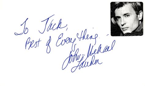 John-Michael Lander Signed Auto 3x5 Index Card All the Rage | eBay