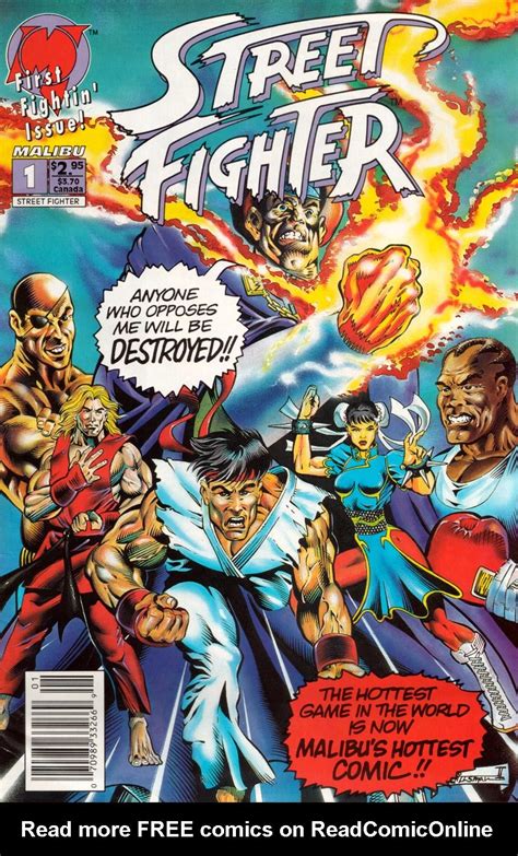 Street fighter #1 (september 1993) by malibu comics. Street Fighter 001 (1993) | Street fighter comics
