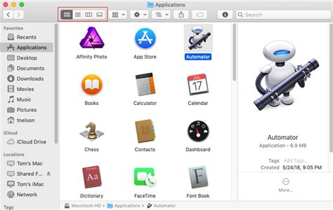 Using Finder Views on Your Mac