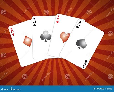 Four Playing Cards Stock Illustration Illustration Of Four 10721098