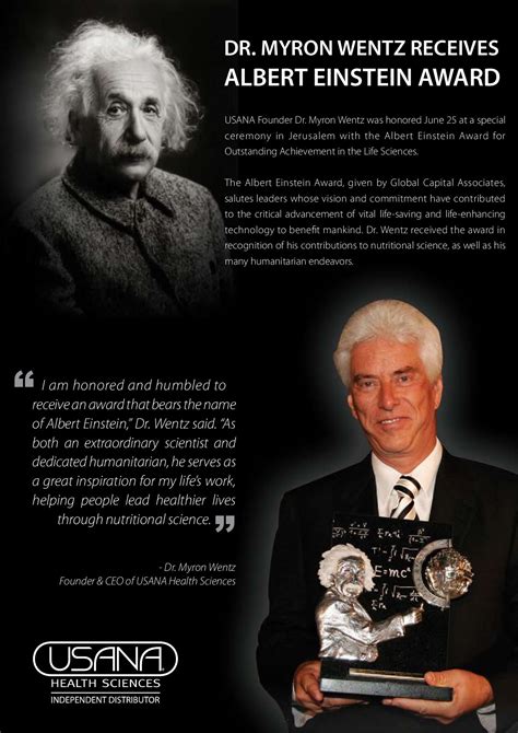 Dr Wentz Receives Albert Einstein Award By Saiful Dzulkifly Issuu