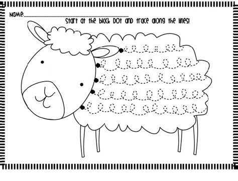 Preschool Coloring Page Of A Sheep Coloring Page Blog