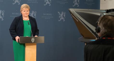 Solberg Talte Til Folket Norge Har Et Fortrinn Som Er Kraftigere Enn