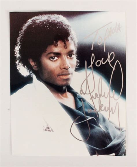 Michael Jackson Signed 8x10 Photo Jsa Full Loa Memorabilia Expert