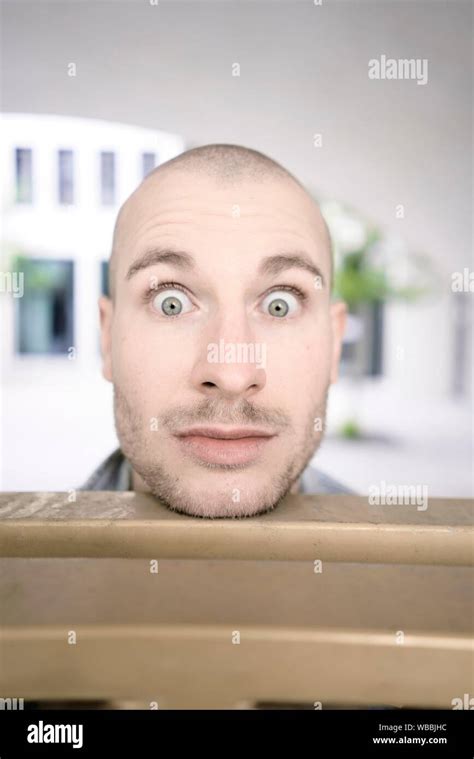 Shocked Man With Big Eyes Stock Photo Alamy