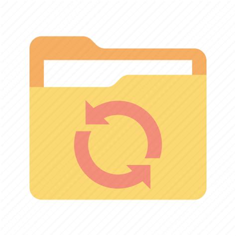 Processing folder, refresh, refresh folder, reload, sync folder icon