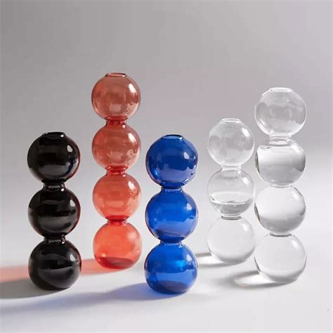 Crystal Ball Bubble Glass Vase Glass Bubble Vase Retro Glass Etsy
