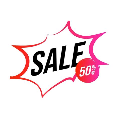 50 Percent Off Promo Sale Online Banner 2028306 Vector Art At Vecteezy