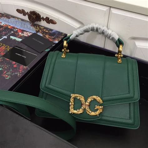 Dolceandgabbana Dg Handbags Tote Women Green Leather Bag Shoulder 2019