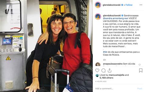 Pra mim é a melhor jornalista da globo. Fátima Bernardes faz homenagem para Sandra Annenberg e ...