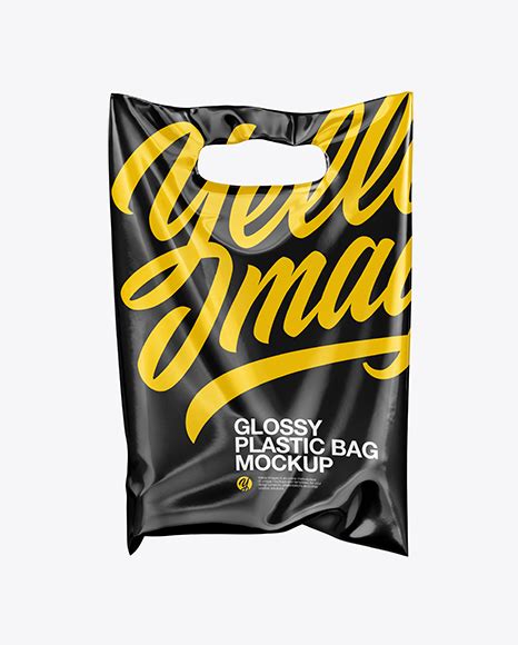 Download plastic bag smart object free mockup packaging