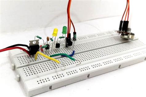 Lie detection through physical change is actually a throwback to early forms of trial by ordeal. Lie Detector Circuit on breadboard