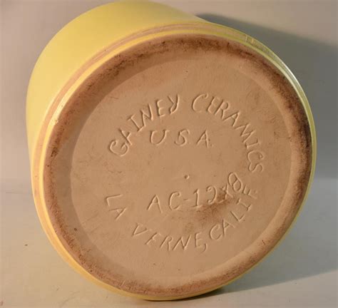 Compare prices & read reviews. Three Mid-Century Modern Pale Yellow Gainey Ceramics ...