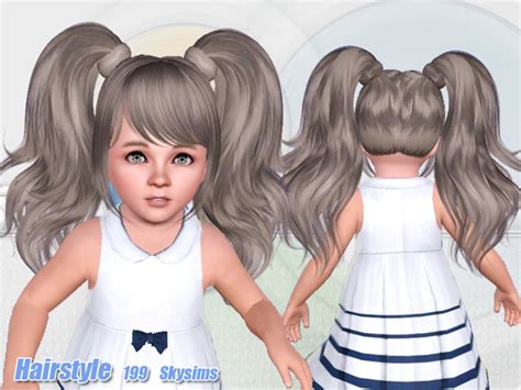 The Sims Resource Skysims Hair Toddler 199