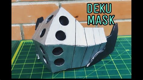 Como Hacer La Máscara De Deku My Hero Academia How To Make Deku Mask