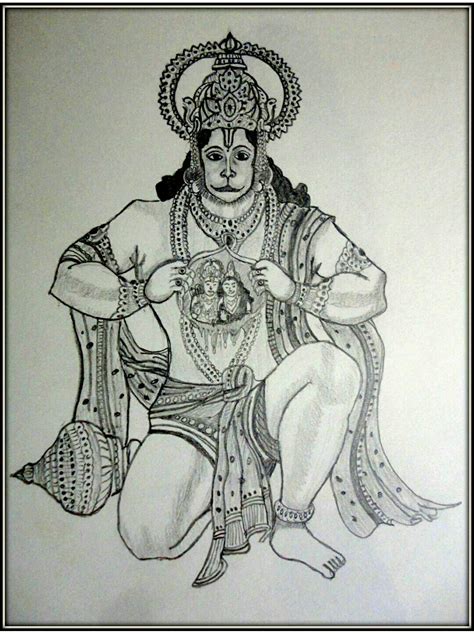 Hanuman Drawing Skill