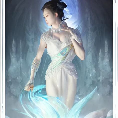 Japanese Ice Goddess Dandd Highly Detailed Digital Stable Diffusion