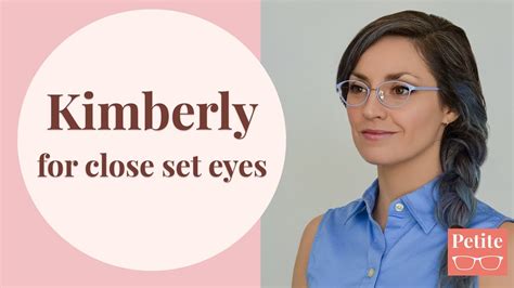 Introducing Kimberly Glasses For Close Set Eyes And Extra Narrow Faces