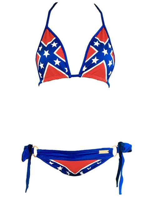 Rebel Flag Bikini Sequin