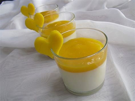 Mangomark auf Quark Buttermilch
