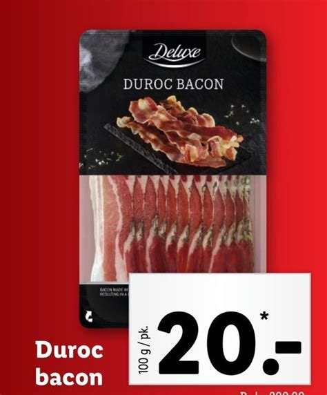 Duroc Bacon Tilbud Hos Lidl