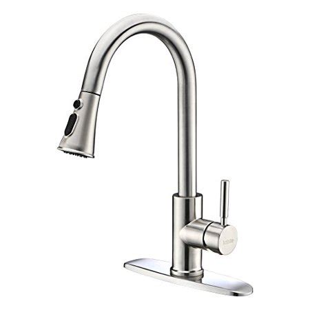 The recent trend in kitchen renovations is to mount the sink beneath the countertop, resulting in a seamless integration. Kitchen Faucets with Pull Down Sprayer - Kablle Commercial ...