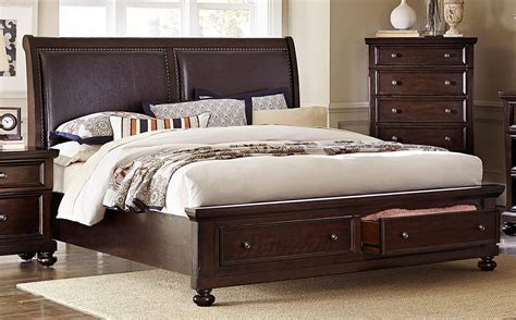 A wide variety of cherry wood bedroom furniture sets options are available to you, such as general use, material, and appearance. Homelegance 1834-1 Faust Dark Cherry Wood Queen Size ...