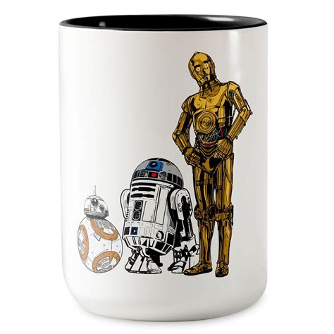 Star Wars The Last Jedi Droids Coffee Mug Customizable Official