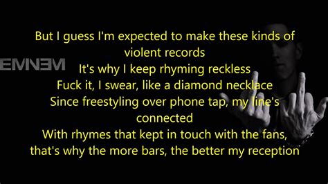Eminem Sway In The Morning Freestyle Lyrics Youtube