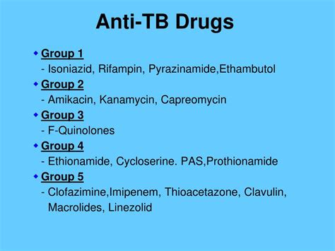 Ppt Management Of Tuberculosis Tb And Multidrug Resistant Tb Mdr Tb Powerpoint