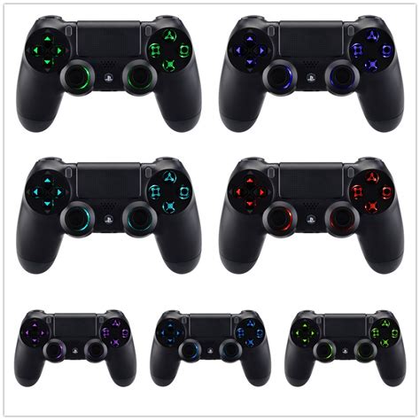 Multi Colors Luminated Dpad Thumbsticks Face Buttons Led Kit For Ps4