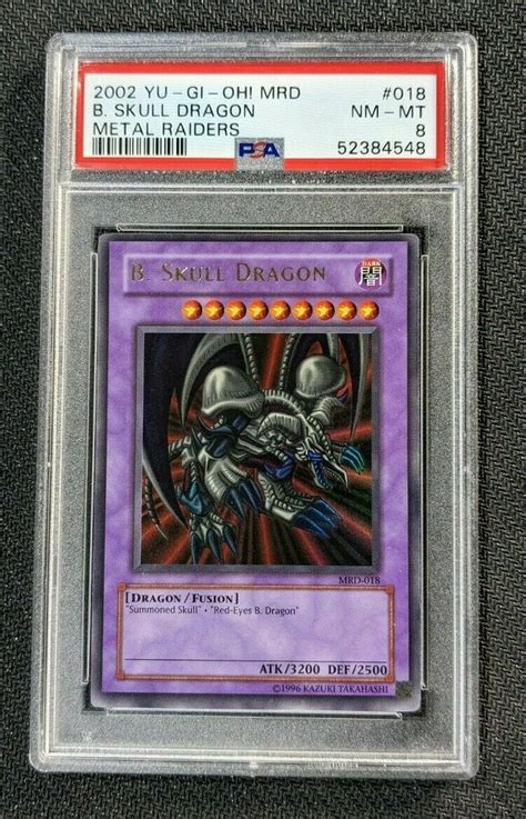 Mavin B Skull Dragon Mrd 018 Unlimited Edition Psa 8