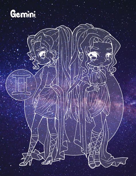 Gemini Zodiac Chibi Series By Yampuff On Deviantart