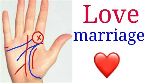 Love Marriage Line In Hand Love Marriage Prediction In Palmistry Palmistry Gyan Youtube