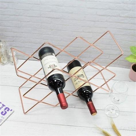 Wine Rack Rose Gold Kitchen And Home Buy Online In South Africa