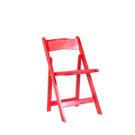 Easy to pack and unfold, it's perfect for camping, the park, sports games or just the backyard. Signature Party Rentals - RED WOOD FOLDING CHAIR Rentals