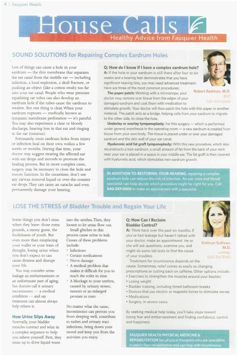 Drs Chang And Redmon Featured In Healthy Happenings Newsletter