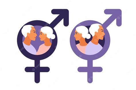 Premium Vector Men And Women Symbol Gender Equality Symbol Women